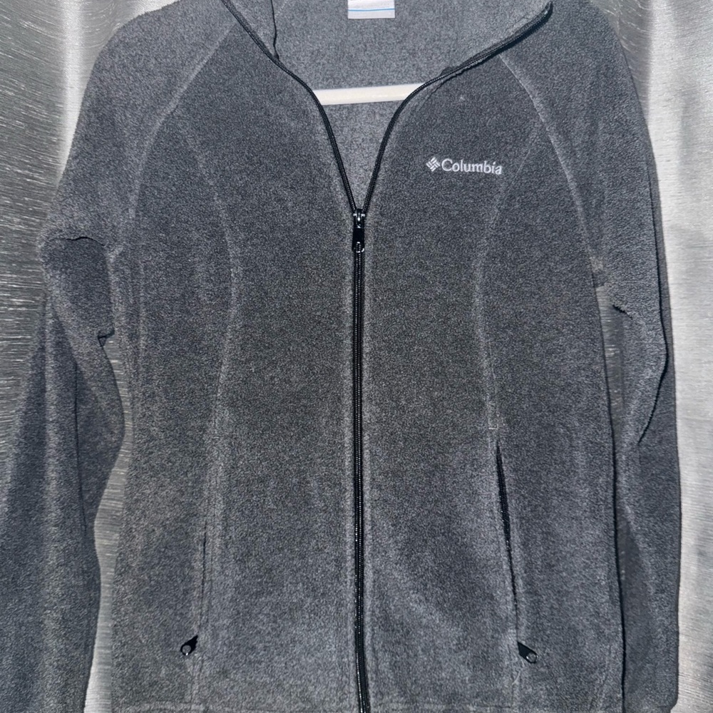 Columbia Gray Zip-Up Jacket